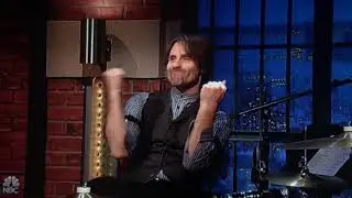 Richard Danielson guest drummer on Seth Meyers