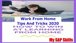 Work From Home Tips And Tricks 2020 - A Productive Day Working From Home with Tips And Tricks