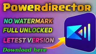 how to remove watermark in powerdirector for free |  PowerDirector ka watermark kaise htaye