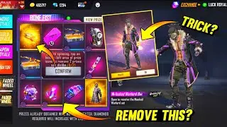 NEW BONE FIST FADED WHEEL EVENT FREE FIRE | FREE FIRE NEW EVENT | NEW FIST SKIN SPIN