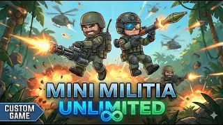 Mini Militia Live Stream || MM live Visu Gamer # 334