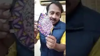Madhubani Painting Mask & Clutch Bags