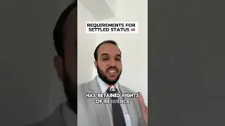 Requirements for Settled Status under the EU Settlement Scheme 🇬🇧 #ukvisa #ukimmigration