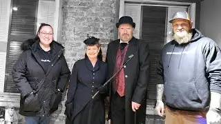 Our haunted tour of the Gettysburg Orphanage prior to our investigation. 