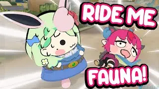 Lapras IRyS wants Slap God Fauna to RIDE ON TOP OF HER! |【Pok&eacute;mon Unite】