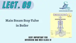 #meo_class4 #MEKG #Boiler Lecture 9 Main Steam Stop Valve in Boiler @_samudramanthan_
