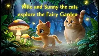 Milo & Sunny the Cat Explore Enchanting Fairy Garden Magic!