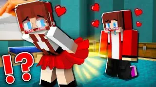 JJ Was SURPRISED by TEACHER JJ GIRLS Love in VILLAGE - Maizen Minecraft