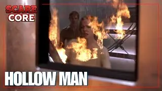 Linda and Matthew Try to Escape the Invisible Man | Hollow Man (2000) | ScareCore