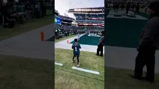 NFL Players Playing Catch With Fans