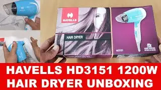 UNBOXING HAVELLS HD 3151 HAIR DRYER 1200W | AMAZON | ONLINE SHOPPING
