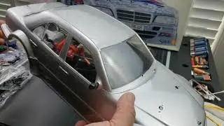 Vintage Tamiya Mercedes DTM - Lexan Paint Strip Tear Down and Rebuild