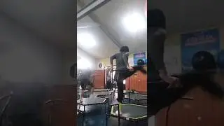 TRAMPOLIN DANCE FITNESS INDONESIA #trampoline #fypyoutubeshorts #semuaorang