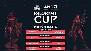 AMD Valorant Cup | Match day 5 | The Esports Club Valorant Tournament India