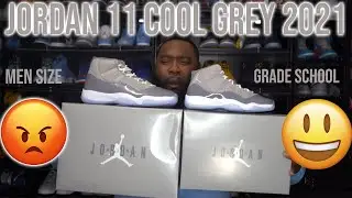 AIR JORDAN 11 COOL GREY 2021 SNEAKER REVIEW MEN AND GS! SOME OF YALL GONE BE MAD! 😡🤬
