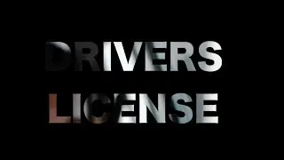 drivers license unofficial music video