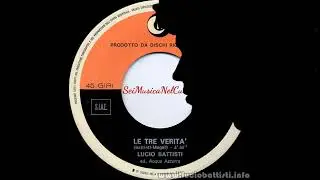 Lucio Battisti i 45 giri - Le tre verità/Supermarket - Base
