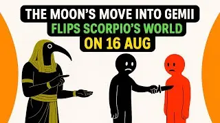 SCORPIO: From Stillness to Speed The Moon&rsquo;s Move Into Gemini Flips Scorpio&rsquo;s World ON 16 AUG, 2025