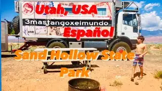 Sand Hollow State Park en Utah, USA. Recorriendo las Dunas de Sand Hollow.
