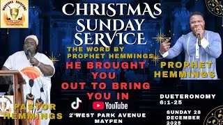 Prophet  Shakeel Hemmings| word HE BROUGHT  YOU OUR TO BRING YOU IN!!!