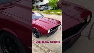 1968 454cu BIG BLOCK Camaro Ground Pounding N The Street !! #michigan #classic #camaro
