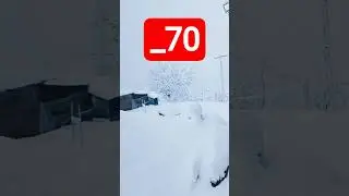 the coldest village in the world #short #coldest #coldestvillage