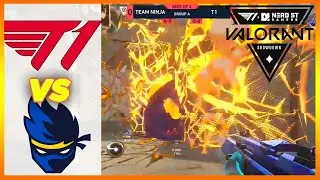 T1 first official! T1 vs Team Ninja HIGHLIGHTS - T1 NSG Showdown Valorant