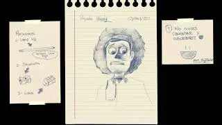 COMMENT DESSINER WOODY &Eacute;TAPE PAR &Eacute;TAPE TOYSTORY