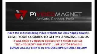 Peter Garety P1 Video Magnet | BEST 500 Bonus