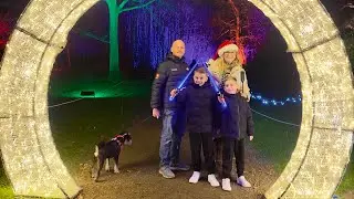 Xmas light trail &lsquo;Enlightened&rsquo; at Markshall, Essex