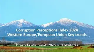 Corruption Perceptions Index 2024 Western Europe European Union Key trends