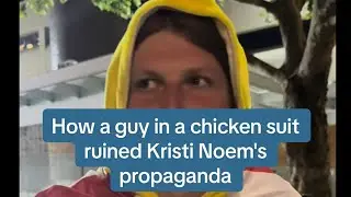How a guy in a chicken suit ruined Kristi Noem's propaganda campaign in Portland