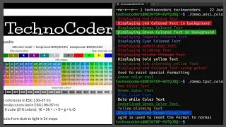 Unix Basics | Changing font color | How to change font color? | Part 1  | ANSI escape codes | #unix