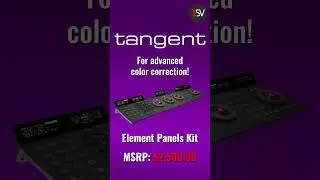 Tangent's Element Panels Kit: Compatible with DaVinci Resolve, and Much More!