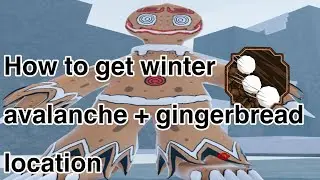 HOW TO GET WINTER AVALANCHE + THE LOCATION FOR GINGERBREAD BOSS in shindo life
