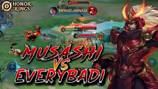 MUSASHI TANK MEMANG KELEWAT OP CUYY!!! || HONOR OF KINGS