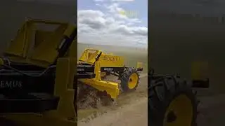 Вот так рождается нормальная дорога #demus #демусь#прицепный#грейдер#агро #трактор#дорога#поле