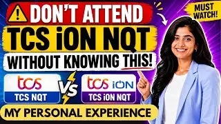 Is TCS ION NQT  (PAID NQT) Worth ? | TCS NQT vs TCS ION NQT | My Experience