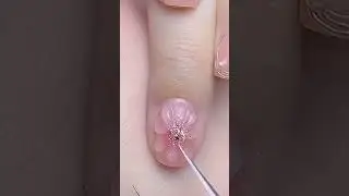 Discrete GOLDEN BOUGH nail art video by VAGA Tutorial #trendynails #shortsviral