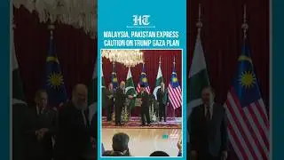 Malaysia, Pakistan Back Trump&rsquo;s Gaza Peace Plan | Raises Concerns Over Israeli Strikes #shorts