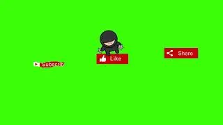 Subscribe Button Green Screen Animation | No Copyright Video, Copyright Free, Green Screen