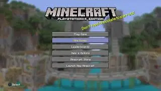 MINECRAFT PS4 PRO LEGACY, INVERT LOOK, SOUTHPAW CONTROL SETTINGS TRAINING. ReAlEsT-WiTWoKeX Gameplay