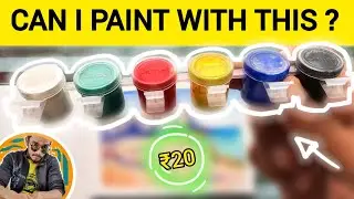 Cheap Watercolor Paint ~ Watercolor Painting Demo