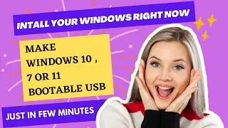 How to make bootable usb windows 10 || usb ko bootable kaise banaye windows 10 || @technoyousafzai