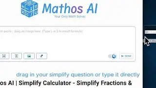 Tutorial - Mathos AI Simplify Calculator