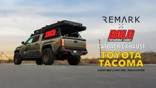 Bold Performance by REMARK - Toyota Tacoma Catback Exhaust 2024+