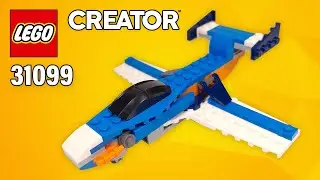 LEGO Jet Plane (31099) from Creator Propeller Plane Building Instructions | Top Brick Builder