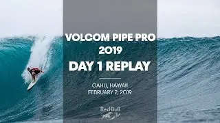 Surfing Replay - Volcom Pipe Pro 2019 - Day 1