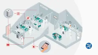 Распределение сигналов тревоги для бесшумного отделения интенсивной терапии с помощью Ascom Digistat