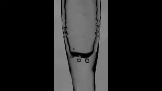 Annular jet of aqueous corn syrup with (surprise) antibubble breakup